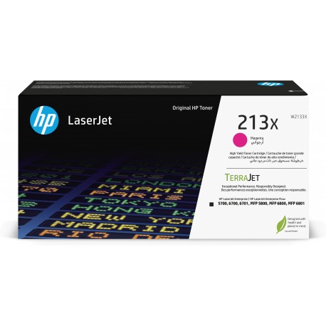 HP 213X High Yield Magenta Original LaserJet Toner Cartridge