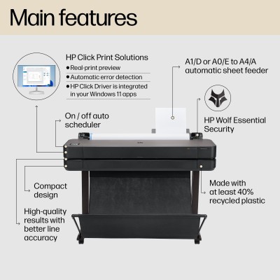 HP Designjet T630 36-in Printer