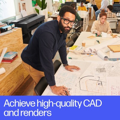 HP Imprimante DesignJet T850 36 pouces avec garantie de 2 ans