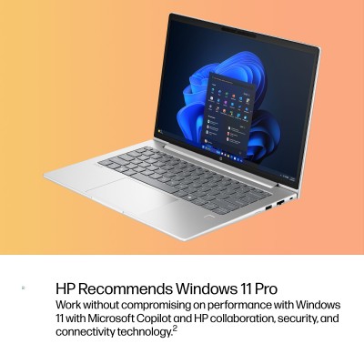 HP ProBook 4 G1i 14 inch Notebook AI PC Wolf Pro Security Edition Silver