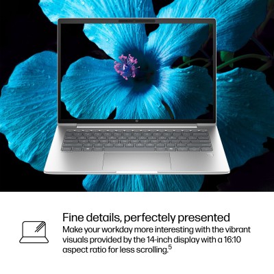 HP ProBook 4 G1i 14 inch Notebook AI PC Wolf Pro Security Edition Silver
