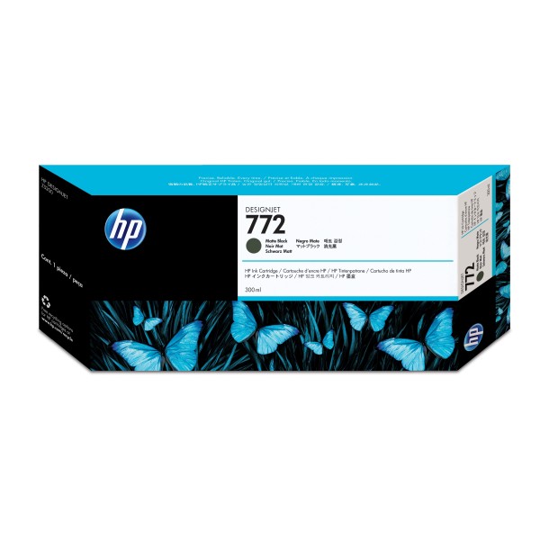 HP 772 300-ml Matte Black DesignJet Ink Cartridge