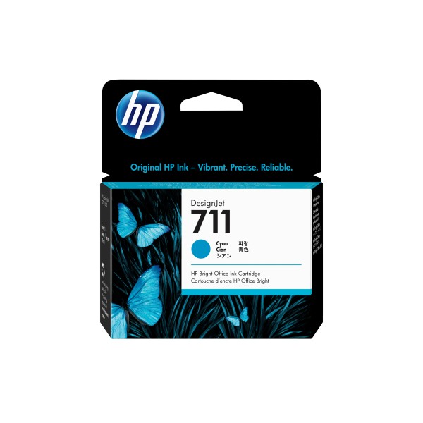 HP 711 29-ml Cyan DesignJet Ink Cartridge