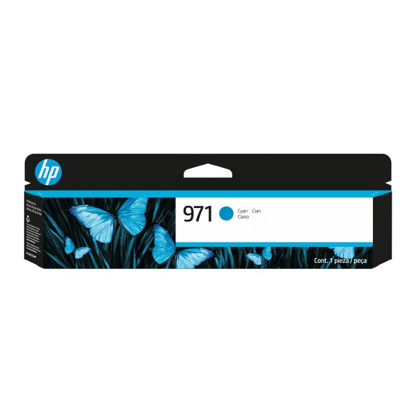 HP 971 Cyan Original Ink Cartridge