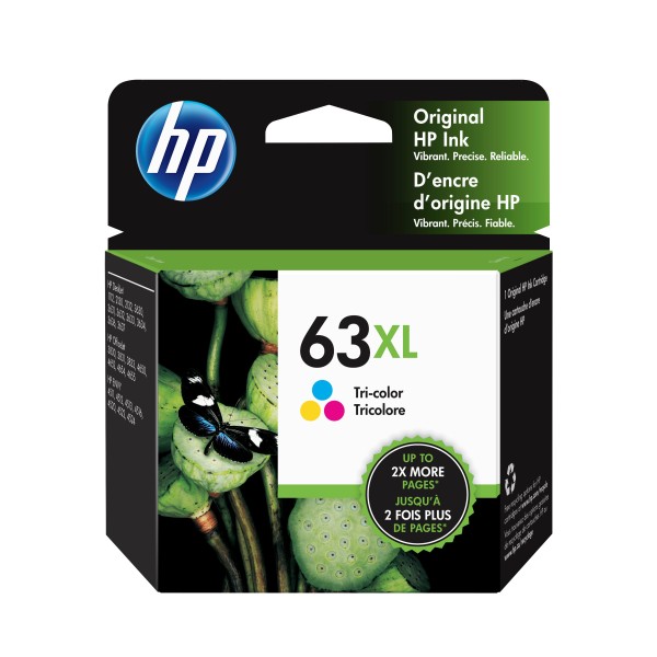HP 63XL High Yield Tri-color Original Ink Cartridge