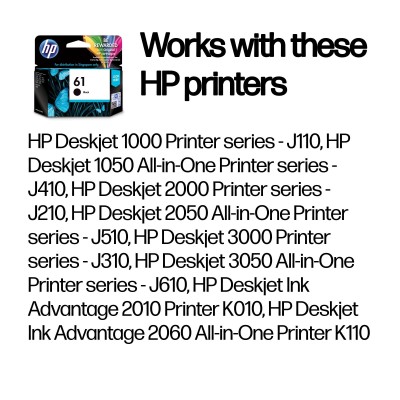HP 61 Black Original Ink Cartridge